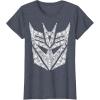 imageTransformers Decepticons Detailed Logo TShirtHeather Blue
