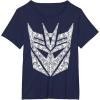 imageTransformers Decepticons Detailed Logo TShirtNavy Blue