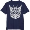imageTransformers Decepticons Detailed Logo TShirtNavy Blue