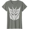 imageTransformers Decepticons Detailed Logo TShirtOlive Heather