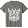 imageTransformers Decepticons Detailed Logo TShirtOlive Heather