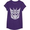 imageTransformers Decepticons Detailed Logo TShirtPurple