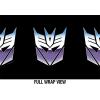 imageTransformers OFFICIAL Vintage Decepticon Logo 18 oz Insulated Water Bottle Leak Resistant Vacuum Insulated Stainless Steel with 2in1 Loop Cap