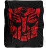 imageTransformers Tonal Autobot Silky Touch Sherpa Back Super Soft Throw Blanket