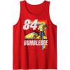 imageTransformers Bumblebee 84 Retro Rainbow Stripe Tank TopRed