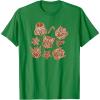 imageTransformers Christmas Gingerbread Cookies TShirtKelly Green