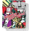 imageTransformers Comic Poster Silky Touch Sherpa Back Super Soft Throw Blanket