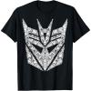 imageTransformers Decepticons Detailed Logo TShirtBlack
