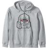 imageTransformers Megatron Vintage Big Face Zip HoodieHeather Grey
