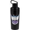 imageTransformers OFFICIAL Vintage Decepticon Logo 18 oz Insulated Water Bottle Leak Resistant Vacuum Insulated Stainless Steel with 2in1 Loop Cap