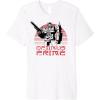 imageTransformers Optimus Prime Retro Kanji Sunset Portrait Premium TShirt