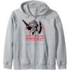 imageTransformers Optimus Prime Retro Kanji Sunset Portrait Zip HoodieHeather Grey