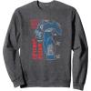 imageTransformers Optimus Prime Running Doodle SweatshirtDark Heather Grey
