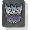 imageTransformers Vintage Decepticon Logo Silky Touch Sherpa Back Super Soft Throw Blanket
