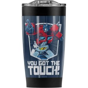 imageLogovision Transformers You Got The Touch Stainless Steel Tumbler 20 oz Coffee Travel MugCup Vacuum Insulated ampamp Double Wall with Leakproof Sliding Lid  Great for Hot Drinks and Cold Beverages