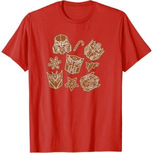 imageTransformers Christmas Gingerbread Cookies TShirtRed
