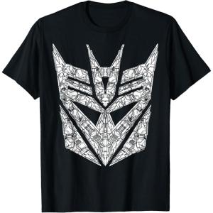 imageTransformers Decepticons Detailed Logo TShirtBlack