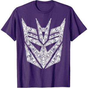 imageTransformers Decepticons Detailed Logo TShirtPurple