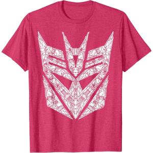 imageTransformers Decepticons Detailed Logo TShirtRed Heather