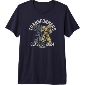 imageTransformers Graduation Class Of 2024 Roll Out Premium TShirtNavy Blue
