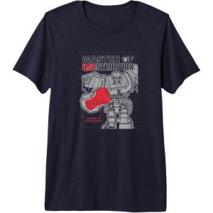 imageTransformers Megatron Master Of Destruction Color Pop Premium TShirtNavy Blue