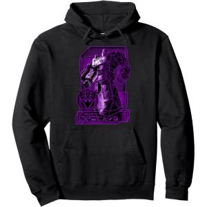 imageTransformers War For Cybertron Megatron Portrait Pullover HoodieBlack