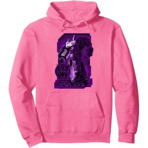 imageTransformers War For Cybertron Megatron Portrait Pullover HoodieBright Pink