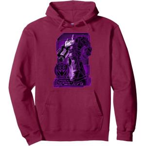 imageTransformers War For Cybertron Megatron Portrait Pullover HoodieBurgundy