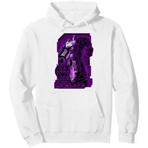 imageTransformers War For Cybertron Megatron Portrait Pullover HoodieWhite