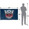 imageLOGOVISION Transformers Autobot Airbrush Logo Fleece Blanket 36quot x 58quotAirbrush Logo