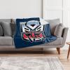 imageTransformers Autobot Airbrush Logo Silky Touch Sherpa Back Super Soft Throw Blanket