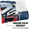 imageTransformers Autobot Airbrush Logo Silky Touch Sherpa Back Super Soft Throw Blanket