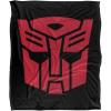 imageTransformers Autobot Airbrush Logo Silky Touch Super Soft Throw Blanket 36quot x 58quotRed Logo