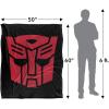 imageTransformers Autobot Airbrush Logo Silky Touch Super Soft Throw Blanket 36quot x 58quotRed Logo