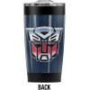 imageTransformers Autobot Airbrush Logo Stainless Steel Tumbler 20 oz Coffee Travel MugCup Vacuum Insulated ampamp Double Wall with Leakproof Sliding Lid  Great for Hot Drinks and Cold BeveragesBlue