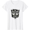 imageTransformers Autobots Dripping Paint Logo Silhouette TShirtWhite