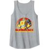 imageTransformers Bumblebee Retro Stripes Vintage Portrait Tank TopHeather Grey