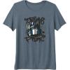 imageTransformers Classic Optimus Prime Graffiti Face Portrait Premium Triblend TShirtSlate Grey