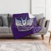 imageTransformers Decepticon Shine Silky Touch Sherpa Back Super Soft Throw Blanket
