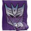 imageTransformers Decepticon Shine Silky Touch Super Soft Throw Blanket 36quot x 58quotDecepticon Shine