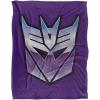 imageTransformers Decepticon Shine Silky Touch Super Soft Throw Blanket 36quot x 58quotDecepticon Shine