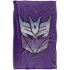 imageTransformers Decepticon Shine Silky Touch Super Soft Throw Blanket 36quot x 58quotDecepticon Shine
