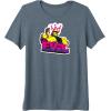 imageTransformers Evil Megatron Neon Graffiti Retro Portrait Premium TShirtSlate Grey