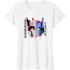 imageTransformers Good Vs Evil Split Face Graffiti Retro Poster TShirtWhite