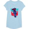 imageTransformers Optimus Prime 84 Graffiti Painted Wall Portrait TShirtBaby Blue
