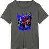 imageTransformers Starscream Graffiti Painted Wall Portrait TShirtAsphalt Grey