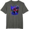 imageTransformers Starscream Graffiti Painted Wall Portrait TShirtAsphalt Grey