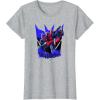 imageTransformers Starscream Graffiti Painted Wall Portrait TShirtHeather Grey