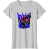 imageTransformers Starscream Graffiti Painted Wall Portrait TShirtSilver Grey