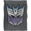 imageTransformers Vintage Decepticon Logo Silky Touch Super Soft Throw Blanket 36quot x 58quotVintage Decepticon Logo